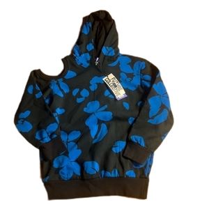 Women’s blue and black xs sweatshirt future collective new with tags